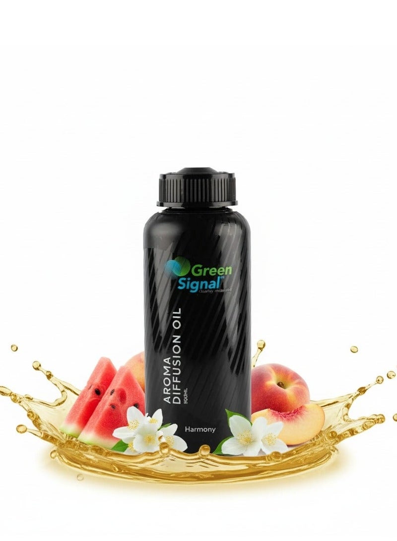 جرين سيجنال هارموني زيت معطر لجهاز التعطير – 500 مل – زيت عطري فاخر – تركيبة متوازنة تدوم طويلاً – متوافق مع جميع أجهزة التعطير - Image 2